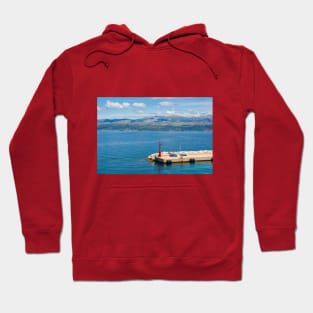 Pier at Supetar Harbour, Brac Island, Croatia Hoodie